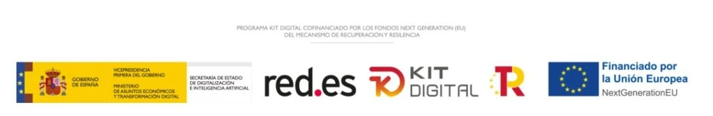 Programa Kit Digital, cofinanciado por los fondos Next Generation EU del Mecanismo de Recuperación y Resiliencia